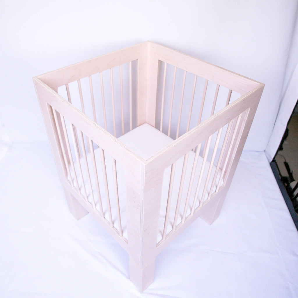 Babybed van hout, kleur wit